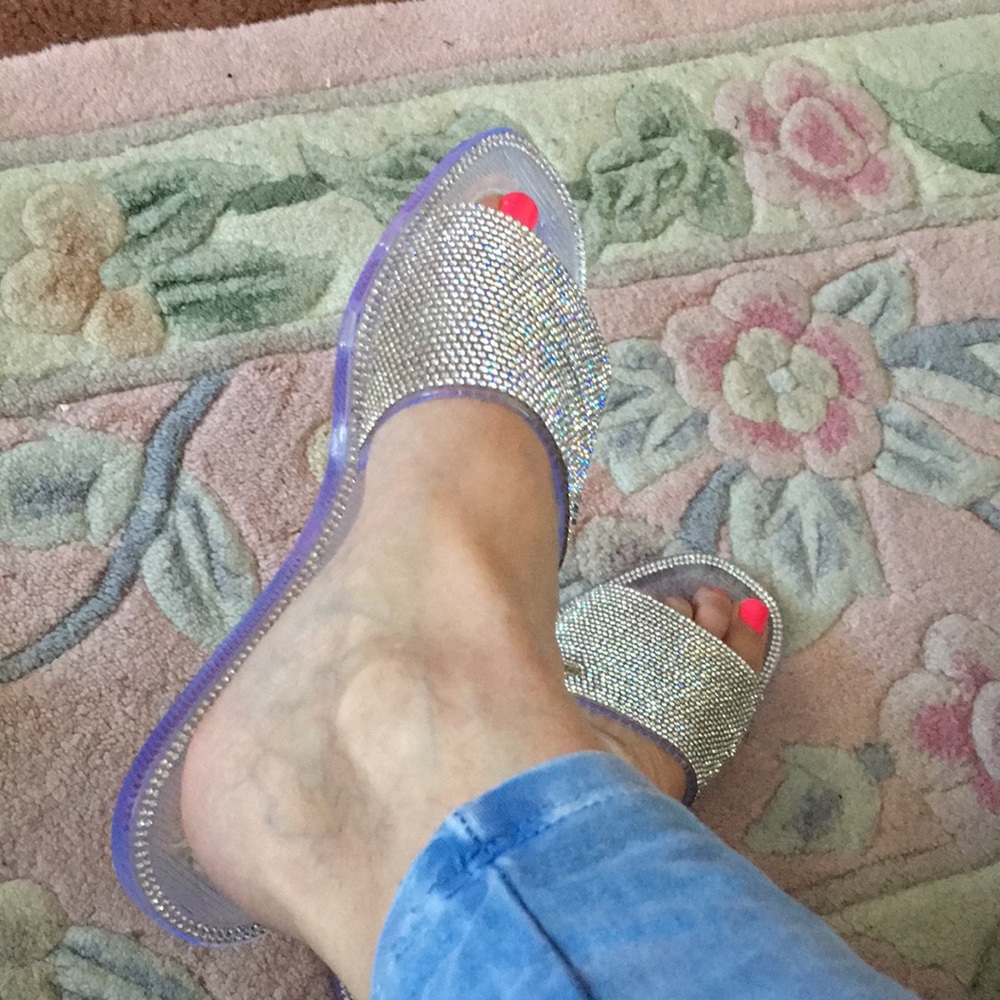 Juicy Conture Bling Sandals Nwot View 2